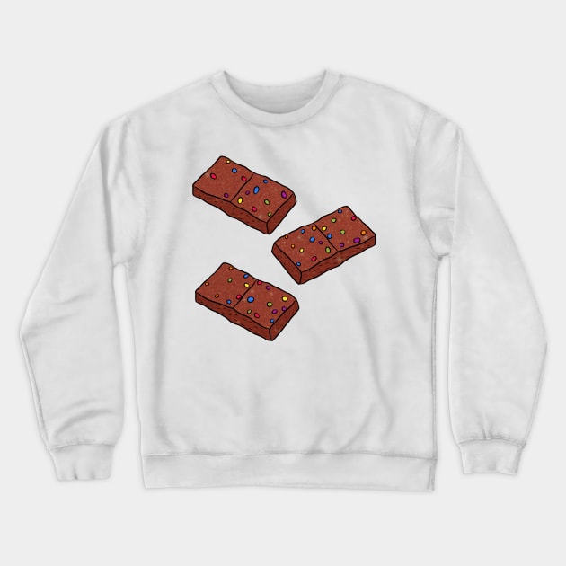 Brownies Crewneck Sweatshirt by RoserinArt